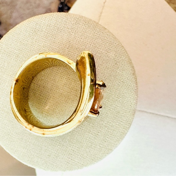 Vintage Pierre Lang Wide Statement Ring - Picture 9 of 10